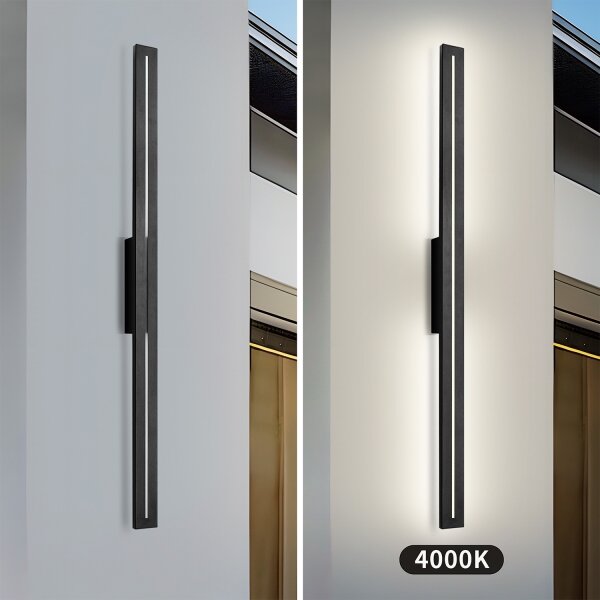 Brilagi - Aplică de perete LED pentru exterior LINEO LED/24W/230V 4000K IP65 neagră