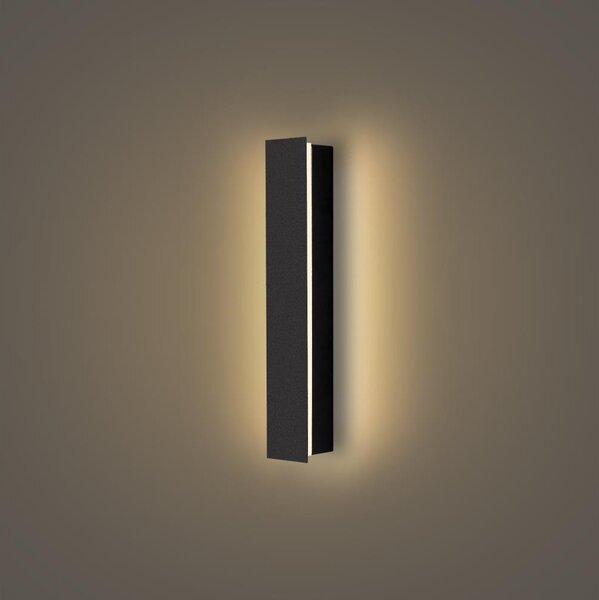 Brilagi - Aplica de exterior LED LINEAR, 8 W, 230 V, 3000 K, IP65, negru