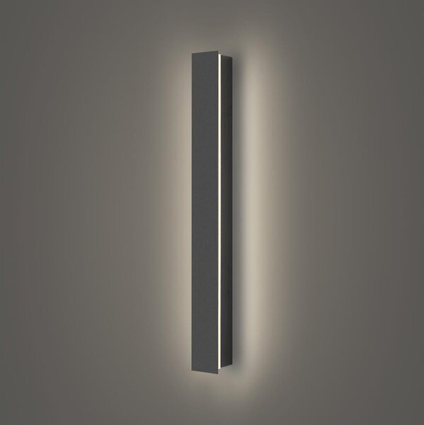Brilagi - LINEAR Aplică LED de perete pentru exterior, 12W, 230V, 4000K, IP65, antracit