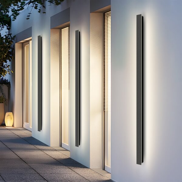 Brilagi - Aplică LED de exterior LINEAR, 32W, 230V, 4000K, IP65, neagră