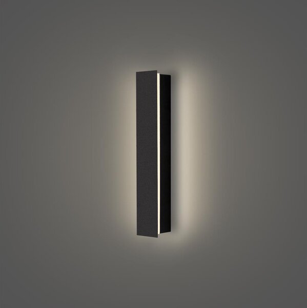 Brilagi - Aplica de exterior LINEAR LED, 8W, 230V, 4000K, IP65, negru