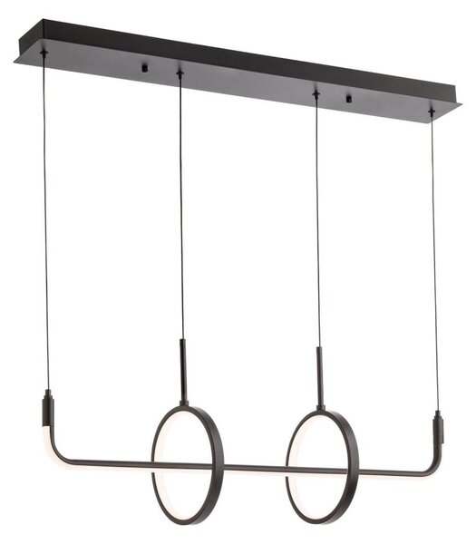 Redo 01-2705 - Lustru pe cablu OLIMP LED/40W/230V 3000/4000/6500K, negru