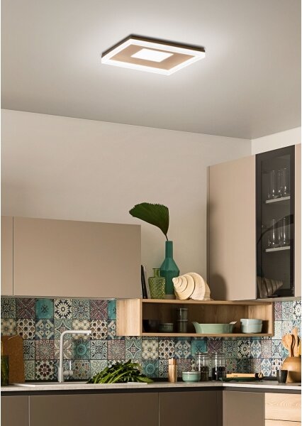 Redo 01-1998 - Plafonieră LED dimabilă MAYA LED/42W/230V 42,5x42,5 cm, aurie