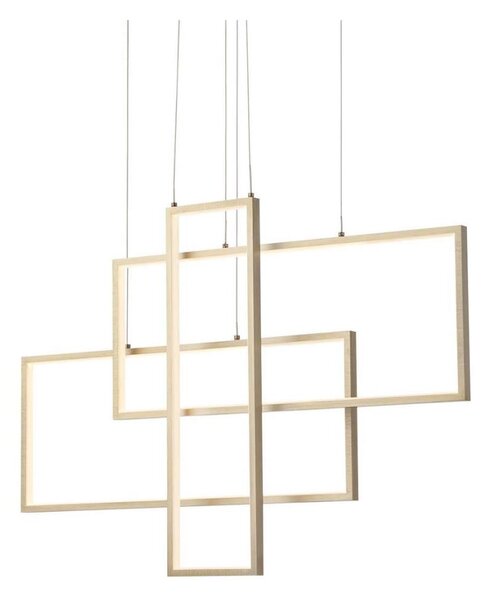 Redo 01-2314 - Lustră LED dimabilă suspendată pe cablu PLANA, LED/60W/230V, auriu