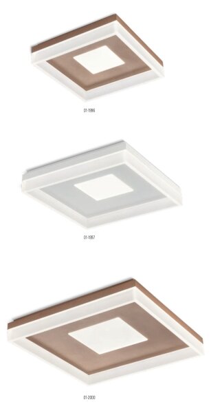 Redo 01-1998 - Plafonieră LED dimabilă MAYA LED/42W/230V 42,5x42,5 cm, aurie