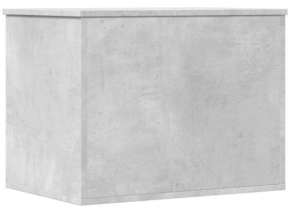 Cutie de depozitare, gri beton, 60x42x46 cm, lemn prelucrat