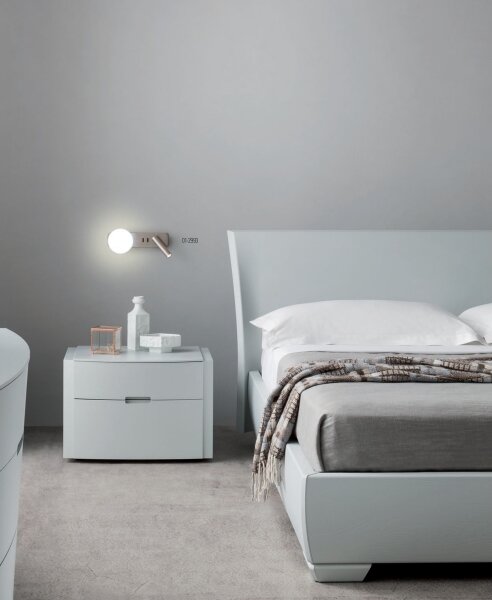 Redo 01-2993 - Aplică de perete LED OASIS LED/3W/230V+1xG9/10W USB CRI 90 crom