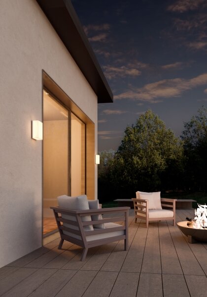 Redo 90321 - Lampă LED de exterior KODIAK, 5W, 230V, 4000K, 10 cm, IP65, alb