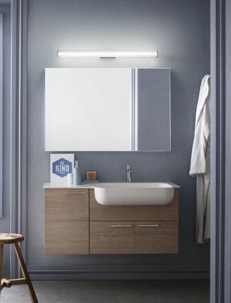 Redo 01-2593 - Lampă LED pentru oglindă de baie RIGAL, 18W, 230V, IP44, crom/alb