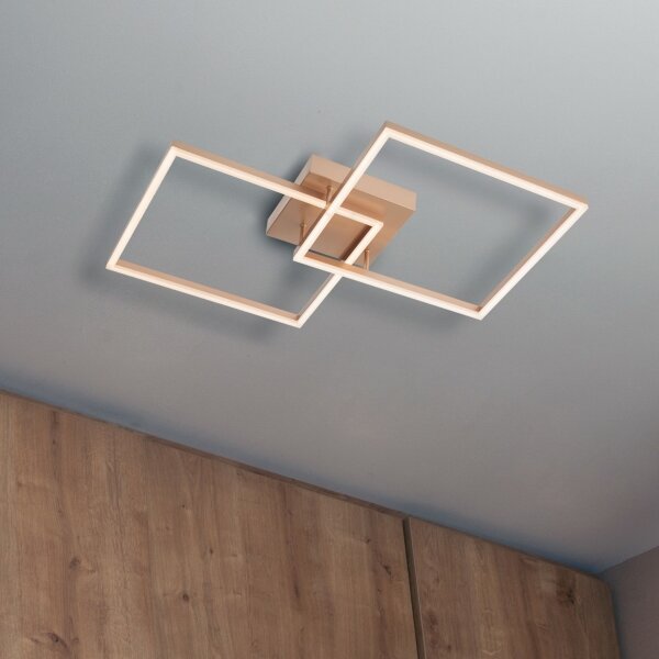 Redo 01-1643 - Plafonieră LED dimabilă KLEE LED/57W/230V, auriu