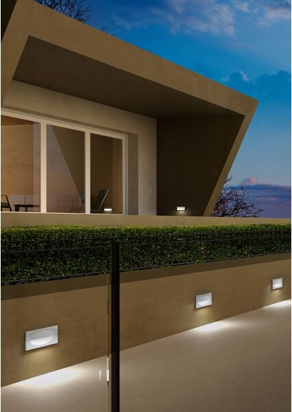 Redo 90009 - Lampă LED de orientare pentru exterior TAMPA, 11W, 230V, IP54, albă