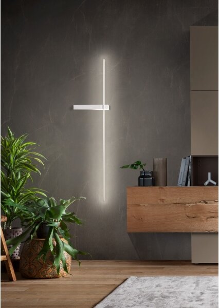 Redo 01-2479 - Aplica de perete LED TANGENT, 14W, 230V, 3000K, albă