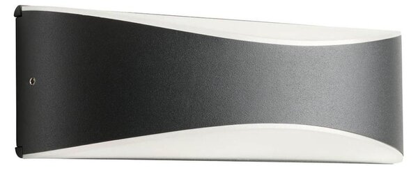 Redo 90126 - Aplică LED de perete pentru exterior AXEL, 7W, 230V, 3000K, IP65, antracit