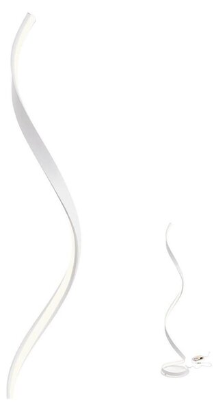 Redo 01-1797 - Lampă de podea LED dimabilă TORSION LED/24W/230V albă