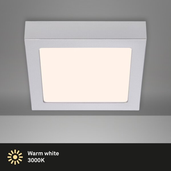 Briloner 7123-014 - Plafonieră LED FIRE LED/12W/230V 3000K 17x17cm