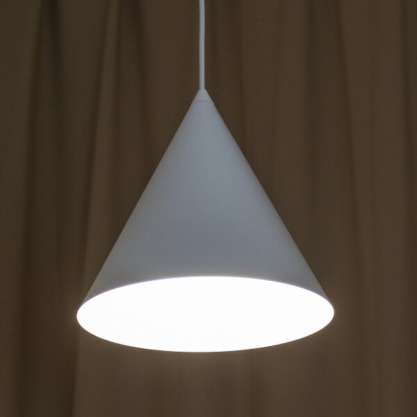 Pendul pe cablu ETNA II, 1x E27/15W/230V, diametru 25 cm, alb