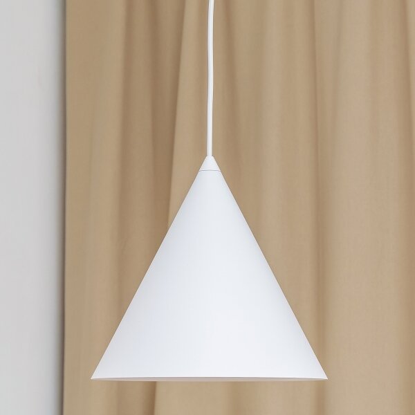 Pendul pe cablu ETNA II, 1x E27/15W/230V, diametru 25 cm, alb