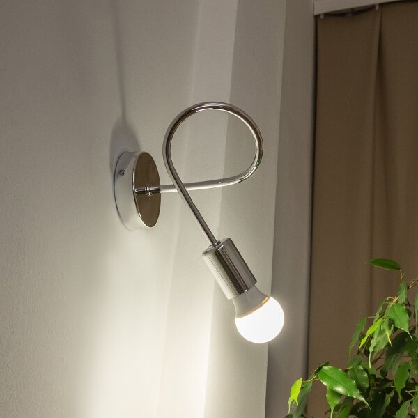 Aplică de perete OXFORD 1xE27/15W/230V crom lucios