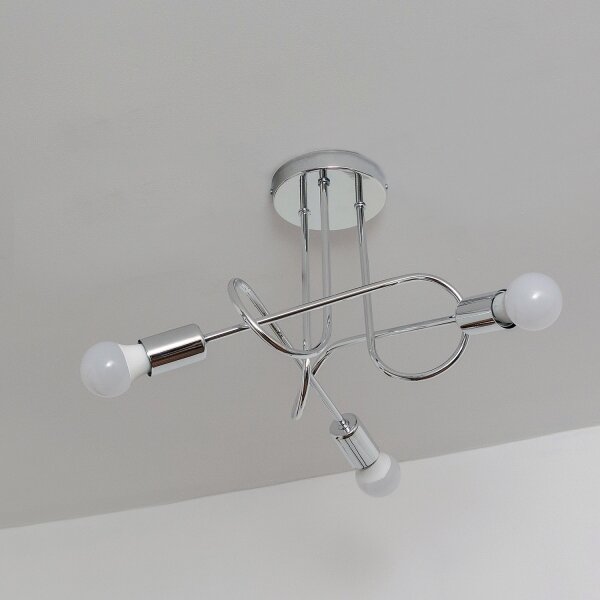 Lustră aplicată OXFORD 3xE27/15W/230V crom lucios