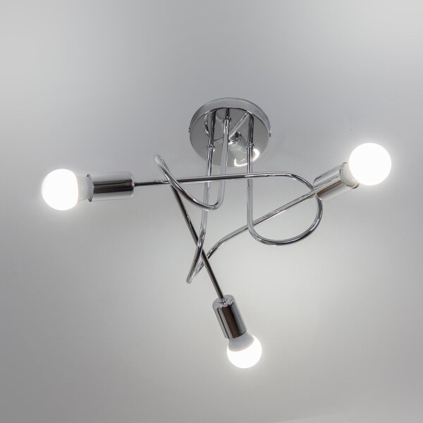 Lustră aplicată OXFORD 3xE27/15W/230V crom lucios