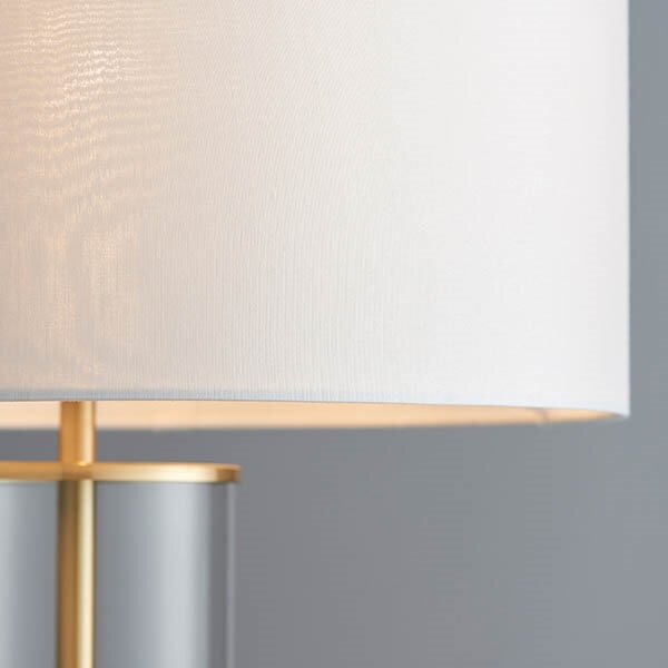 Endon 68802 - Lampă de masă tactilă dimabilă LESSINA 1xE27/10W/230V auriu/alb
