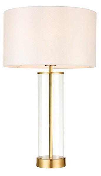 Endon 68802 - Lampă de masă tactilă dimabilă LESSINA 1xE27/10W/230V auriu/alb