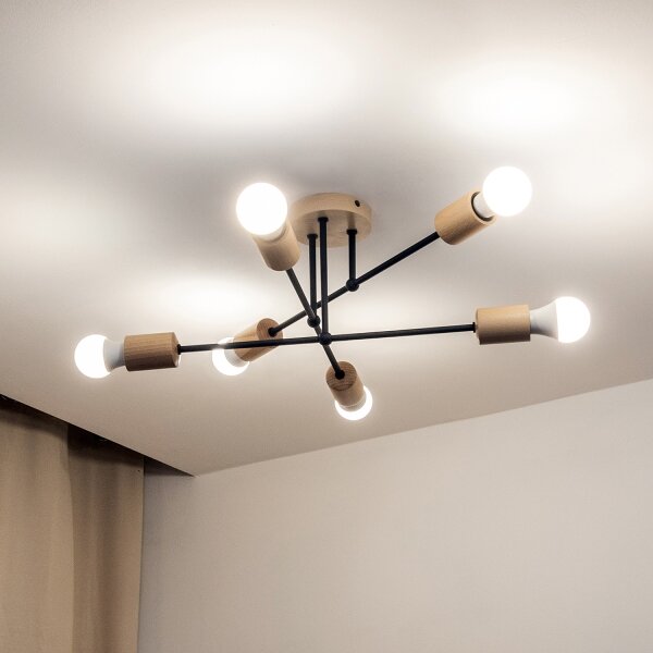 Lustră aplicată CAMBRIDGE 6xE27/15W/230V, pin