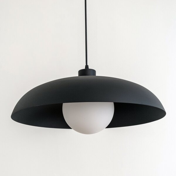 Pendul pe cablu ECLIPSE, 1xE27/15W/230V, negru