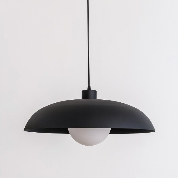 Pendul pe cablu ECLIPSE, 1xE27/15W/230V, negru