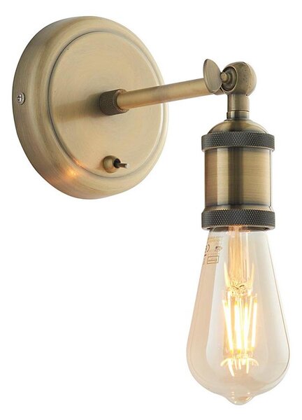 Aplica spot de perete HAL, 1xE27/10W/230V, alamă - Endon 97245
