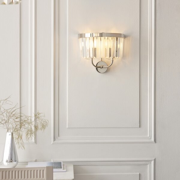 Endon 106448 - Aplica de perete CHESTERFIELD 2xE14/6W/230V, crom lucios