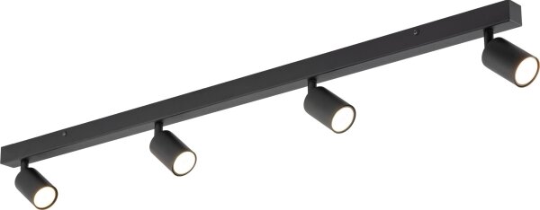 Spot NEX 4xGU10/10W/230V negru