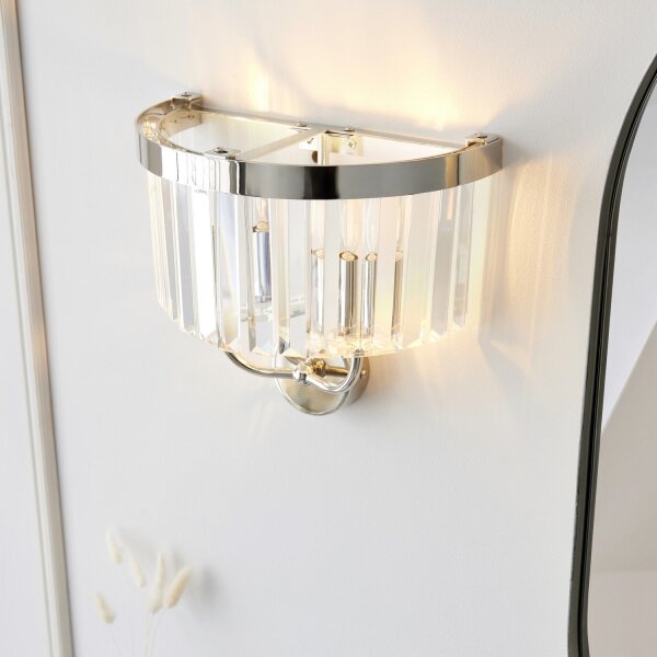 Endon 106448 - Aplica de perete CHESTERFIELD 2xE14/6W/230V, crom lucios