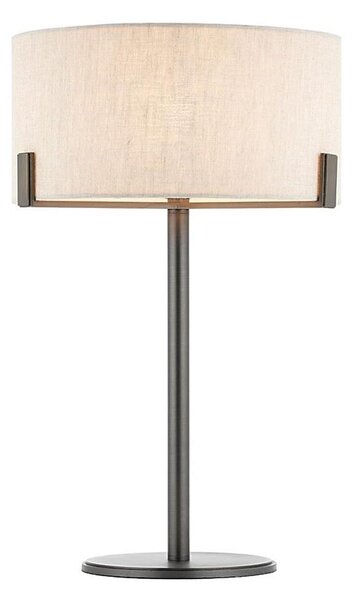 Endon 72631 - Lampă de masă HAYFIELD 1xE27/40W/230V bronz/gri