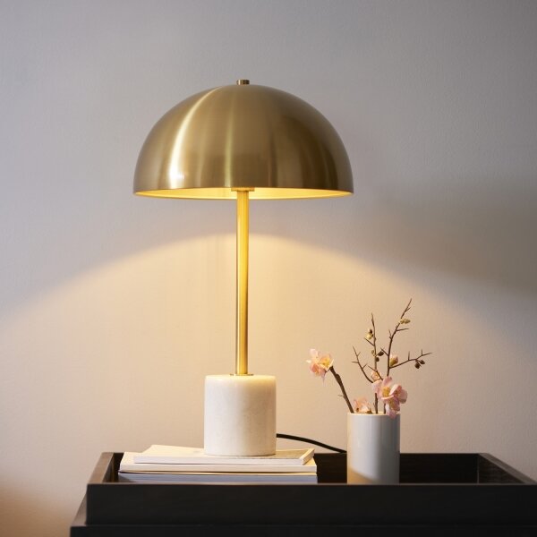 Endon 114210 - Lampă de masă BERTOIA 1xE14/7W/230V alamă