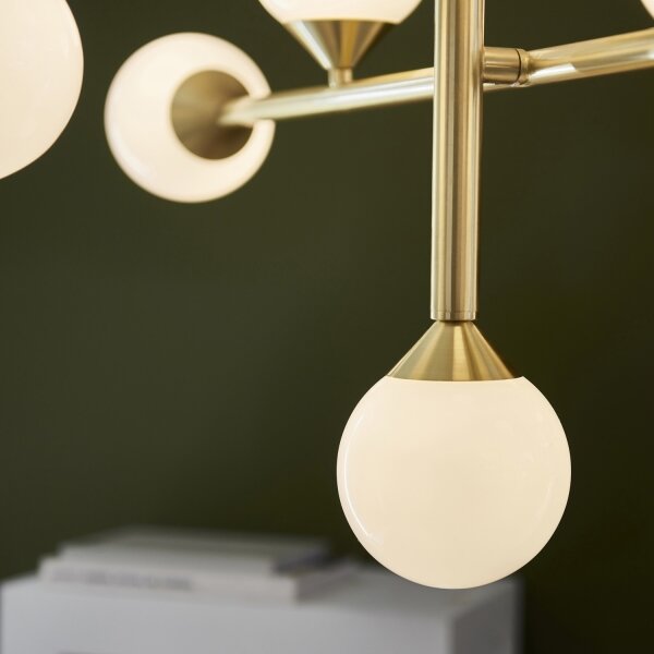 Endon 106754 - Candelabru cu tijă OTIS 10xG9/5W/230V, auriu