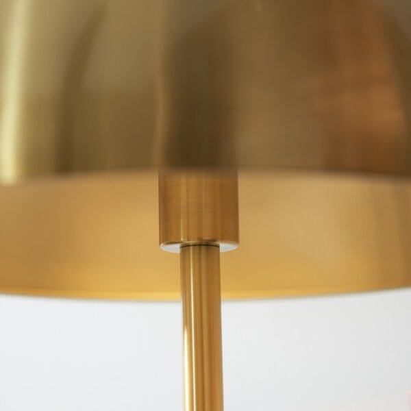 Endon 114210 - Lampă de masă BERTOIA 1xE14/7W/230V alamă