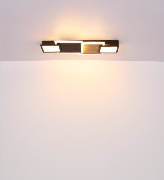 Globo 67279-30 - Plafonieră LED CAROLINE LED/30W/230V bej/negru