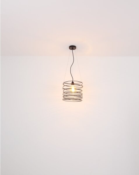 Globo 15640H - Pendul pe cablu TILLY 1xE27/60W/230V negru