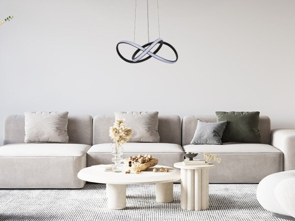 Lustră LED reglabilă pe cablu LED/65W/230V 3000-6500K + telecomandă