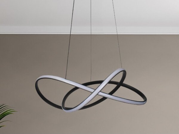 Lustră LED reglabilă suspendată pe cablu LED/85W/230V 3000-6500K + telecomandă