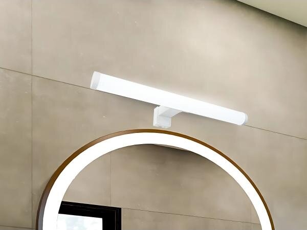 Aplica LED pentru oglindă de baie, 8 W, 230 V, 30 cm, IP44, alb