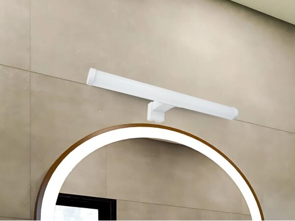 Aplica LED pentru oglindă de baie, 8 W, 230 V, 30 cm, IP44, alb