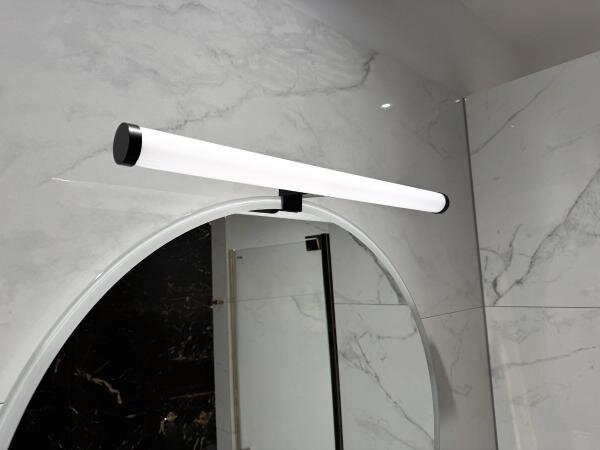 Aplica LED pentru oglindă de baie LED/12W/230V 59,5 cm IP44 neagră