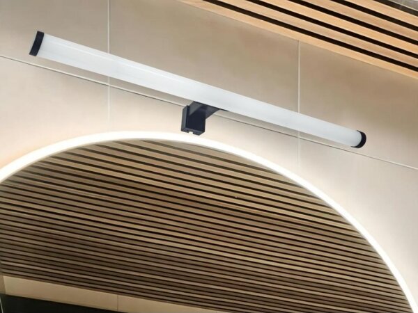 Aplica LED pentru oglindă de baie LED/12W/230V 59,5 cm IP44 neagră