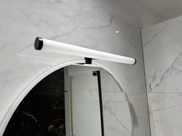 Aplica LED pentru oglindă de baie LED/12W/230V 59,5 cm IP44 neagră