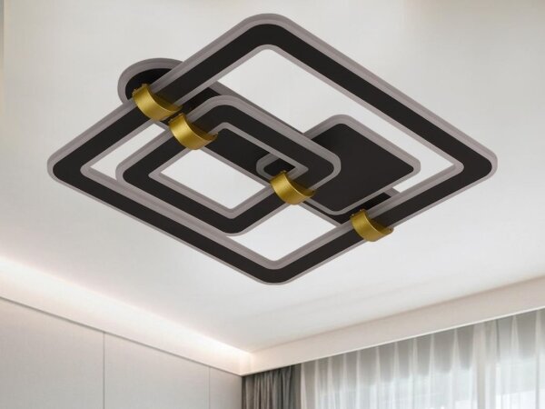 Plafonieră LED dimabilă LED/140W/230V 3000-6500K + telecomandă