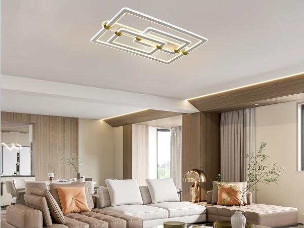 Plafonieră LED dimabilă, 280W/230V, 3000-6500K + telecomandă