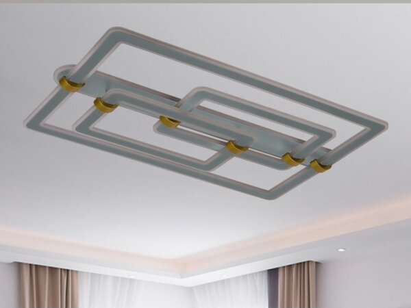 Plafonieră LED dimabilă 280W/230V 3000-6500K + telecomandă