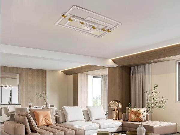 Plafonieră LED dimabilă, 280W/230V, 3000-6500K + telecomandă